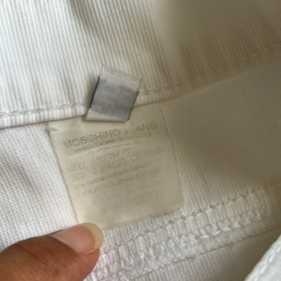 Moschino Jeans White Jeans Size 30 - Picture 8 of 12